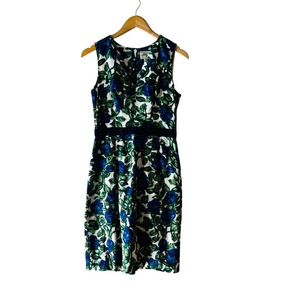 Milly Multicolor Floral Print Sleeveless Dress Size 4 - Picture 6 of 6